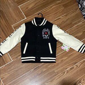 Black and White Varsity Jacket